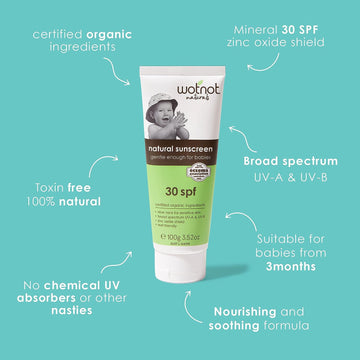 Natural Baby Sunscreen SPF 30 100g - 0