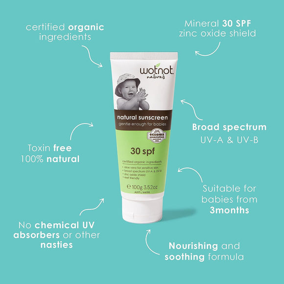 Natural Baby Sunscreen SPF 30 100g