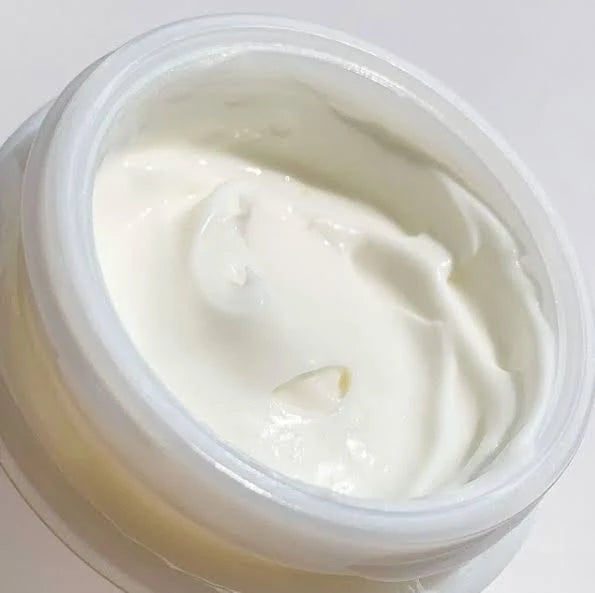 Acure Ultra Hydrating Overnight Dream Cream opened jar showing product